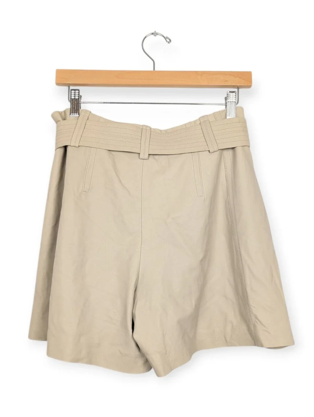 Vince leather shorts